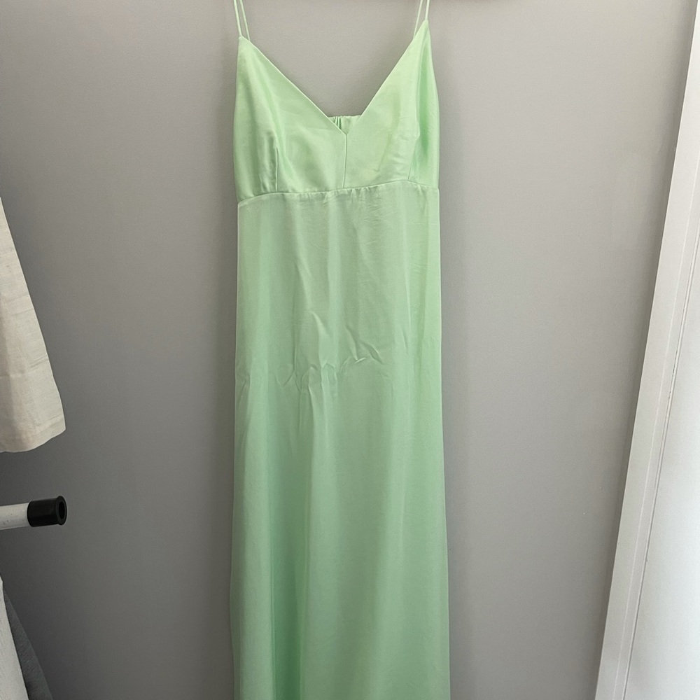 Zara slip dress satin